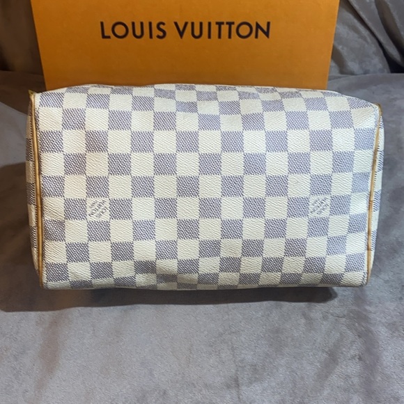 Louis Vuitton Speedy 25 Damier Azur Satchel - Picture 8 of 16